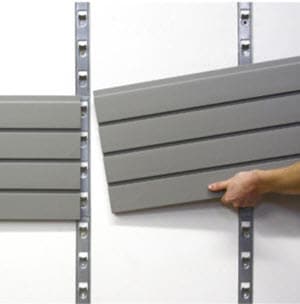 4′ Standard Duty Slatwall + Installstrips (Case of 4)